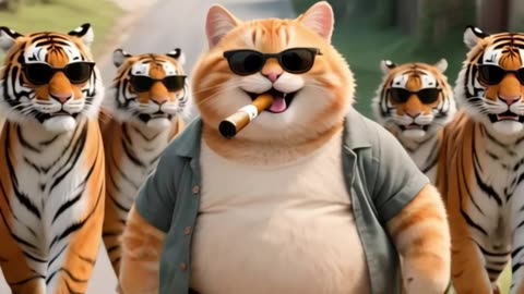 🐱💥 "When Fluffy Turns Fearless: The Rise of the Feline Bully!" 😼😹
