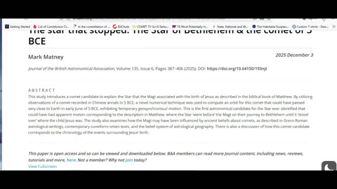 NASA 'scientist' claims the Christmas star was a comet seen 5 years earlier by the Chinese