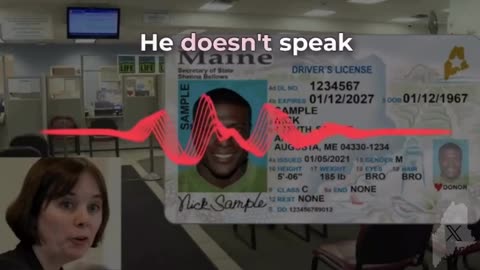 Maine DMV Confirms an Illegal Alien Can Get a Drivers License With a Foreign Birth Certificate ID