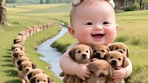 Ai make most funny babies video follow us on rumble