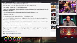 OBDM1297 - Jeremy Renner NDE | DMT Entities | Strange News