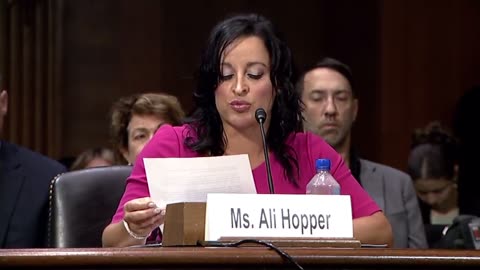 Ali Hopper Testifies in Senate on 325,000 Missing Kids & Failed UAC System