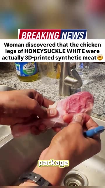 It's all fake guys the meat is fake