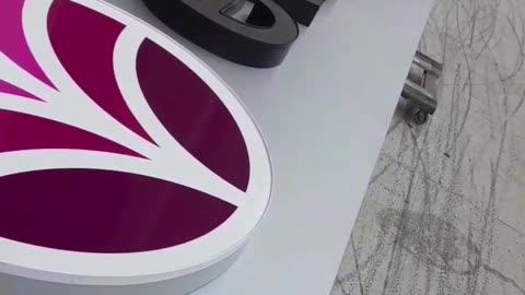 My new bank sign on the ground.