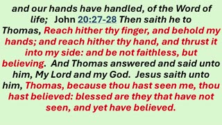 The Just Shall Live By Faith