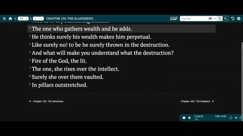 Chapter 104 Quran English 2025
