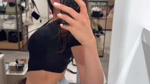 German tgirl in shopping