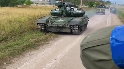 Ukrainian Soldier Maning a Checkpoint