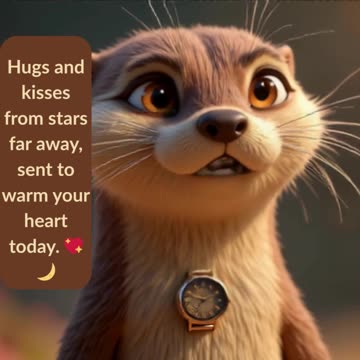 Cute Cosmic Friends #57 – Starry Hugs and Cosmic Kisses 🐾💫