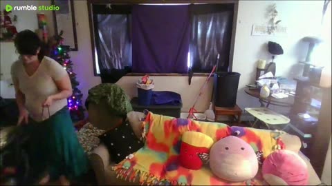 All day cleaning, singing, and dancing