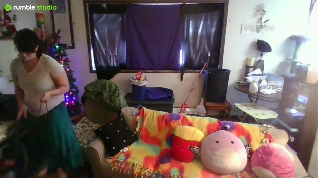 All day cleaning, singing, and dancing