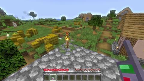 Nuclear Attack in a Village | Minecraft