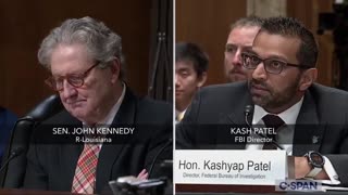 John Kennedy Asks Kash Patel When Epstein Files Will Be Released