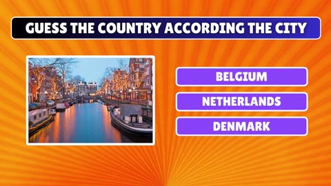 Guess the Country From the City? | MCQ General Knowledge Questions | Easy To Impossible