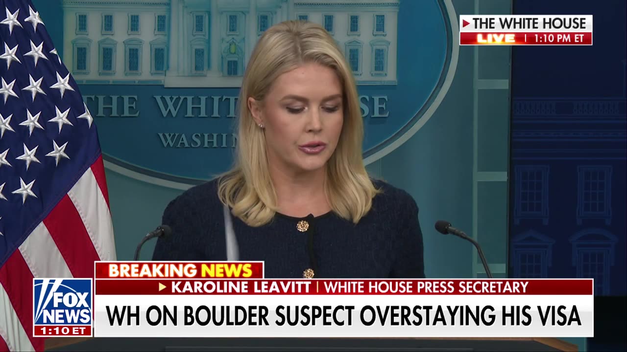 Leavitt rips Biden admin after Colorado attack by illegal migrant