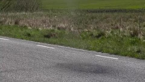 Mechanised road repair in Sweden