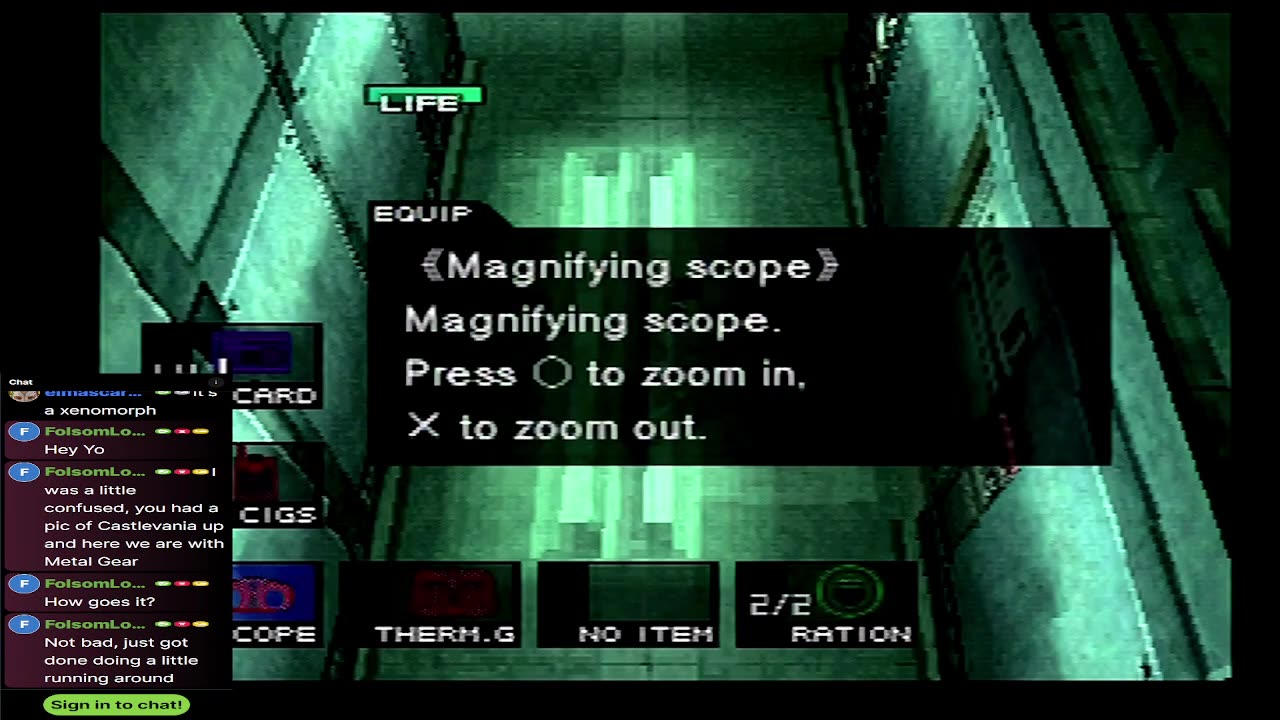 *REPLAY Night 1* Let's Play - Metal Gear Solid 1/Playstation 1