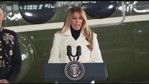 Melania Trump Joins Kids At Toys For Tots Drive