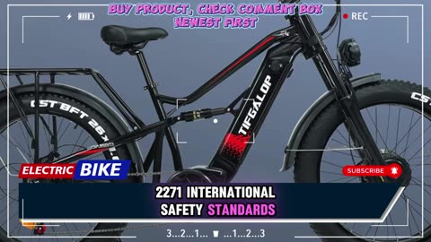 Tifgalop ES7 Pro Electric Bike 750W 48V 21AH Battery 26 Inch Electric Bike
