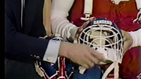 NHL 1982 NEW YORK RANGERS AT CALGARY FLAMES