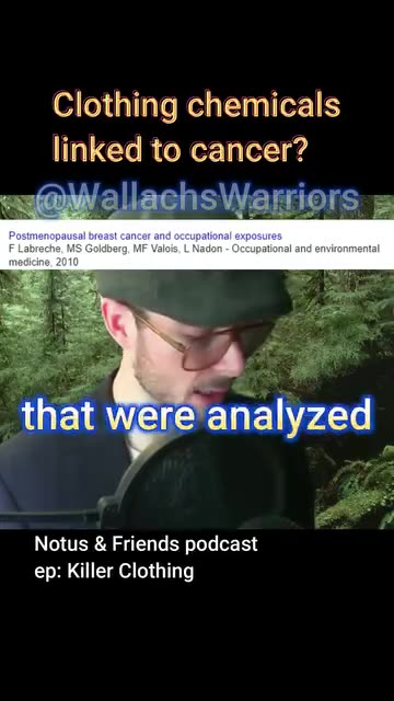 Clothing chemicals linked to cancer?