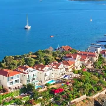 Sovalye Island is the first of twelve islands in the Gulf of Fethiye, Turkey.