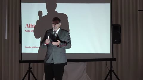 Lee Clegg Presentation at the Albion-Engleland Ball June 28th 2025