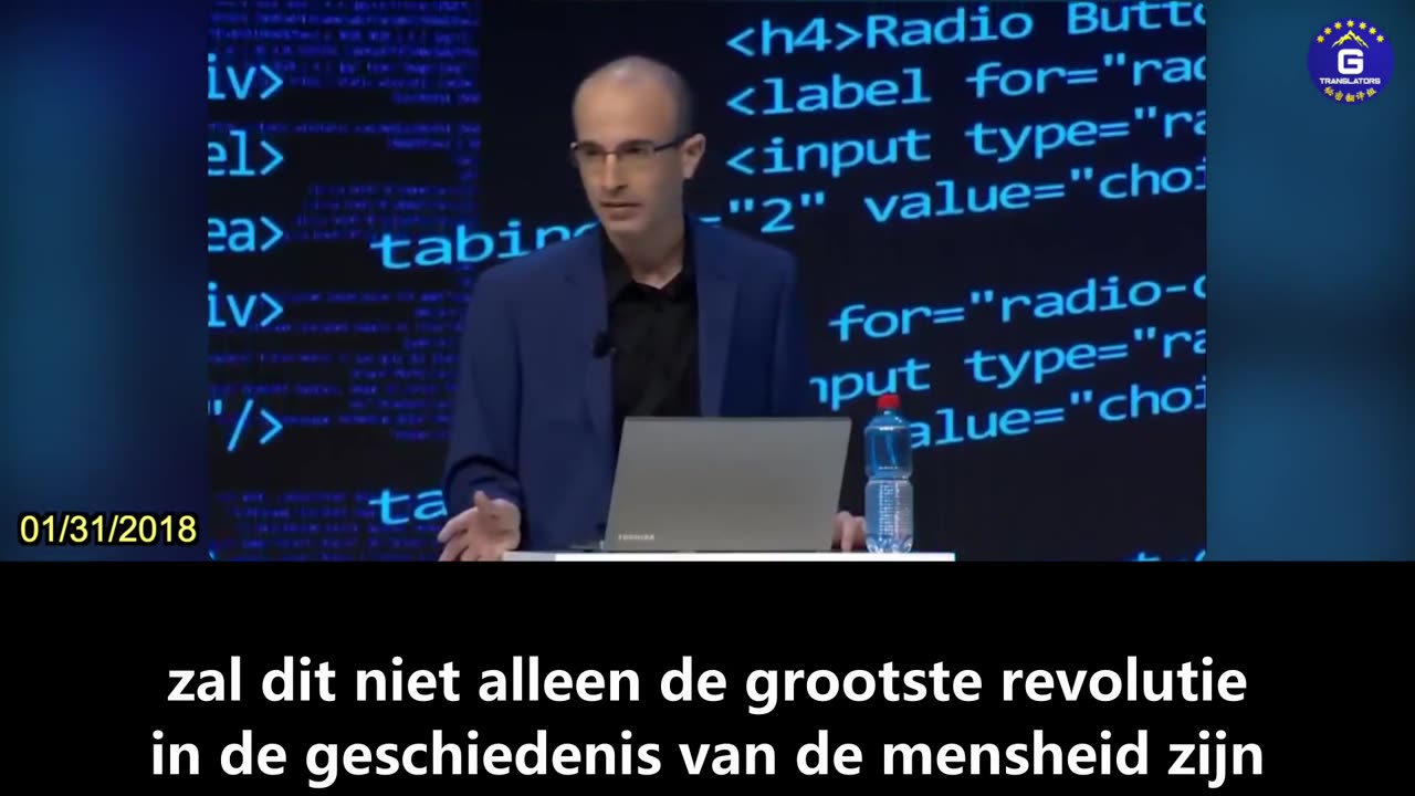 【NL】Yuval Noah Harari over "hacken en transformeren van organismen"