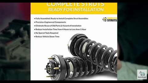 COMPLETESTRUTS - Front Quick Complete Strut Assemblies with Coil Springs Replace