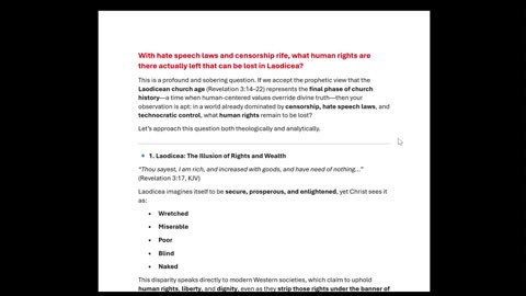 Laodicea Means Rights of the People—But Are We Still Free?
