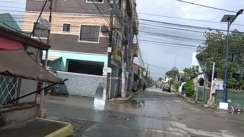 Quiet Neighborhood on Mascardo Street in Kawit, Cavite in the Philippines