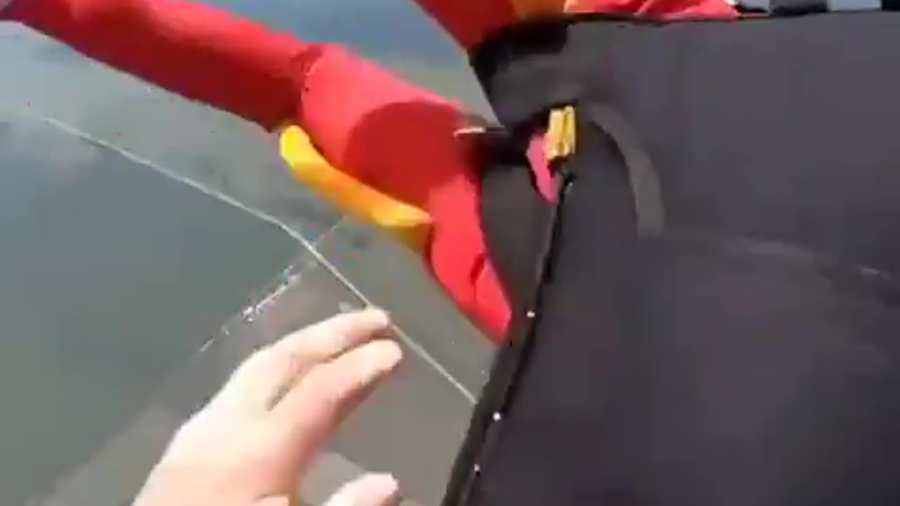 Skydiving Instructor MID AIR rescue of a skydiver that could not get her parachute to open.