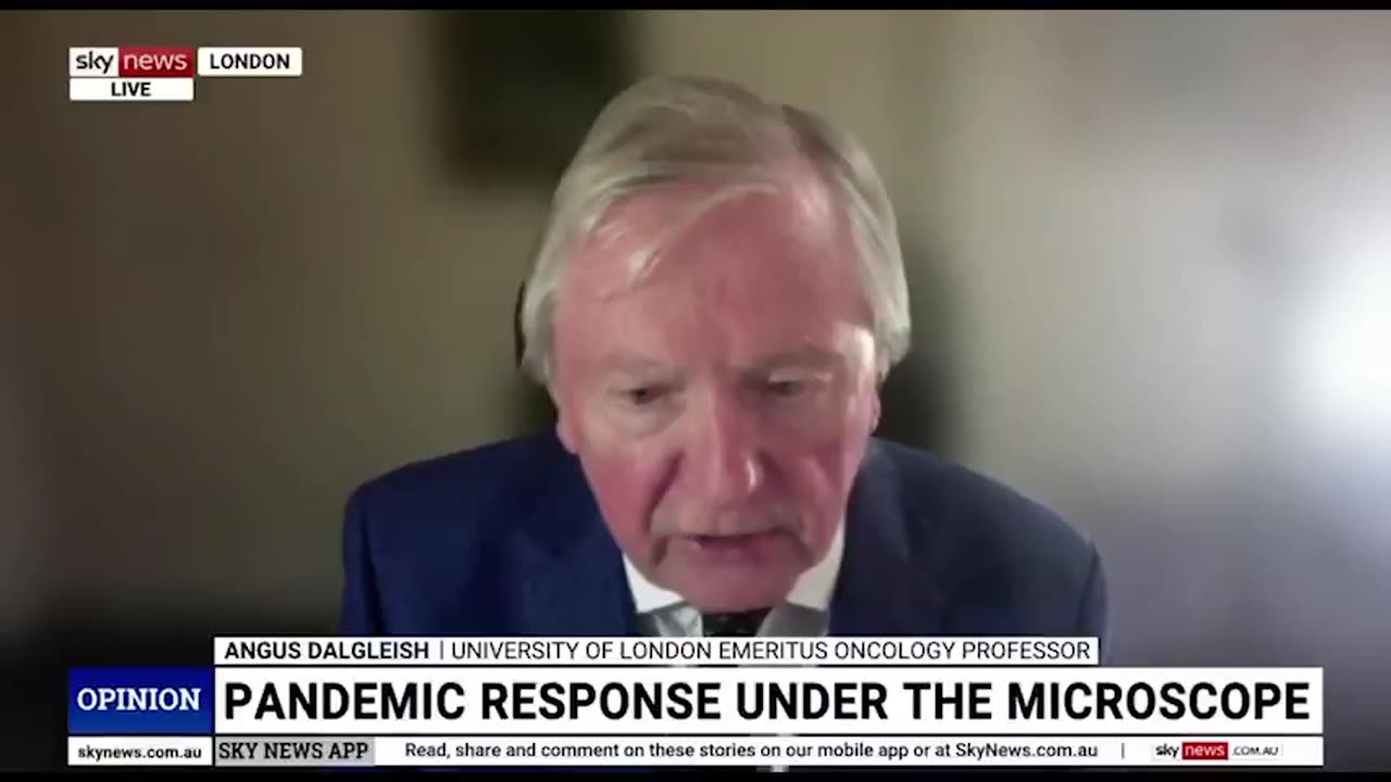 "And this is one of the reasons we're seeing this horrendous rise in turbo cancers."