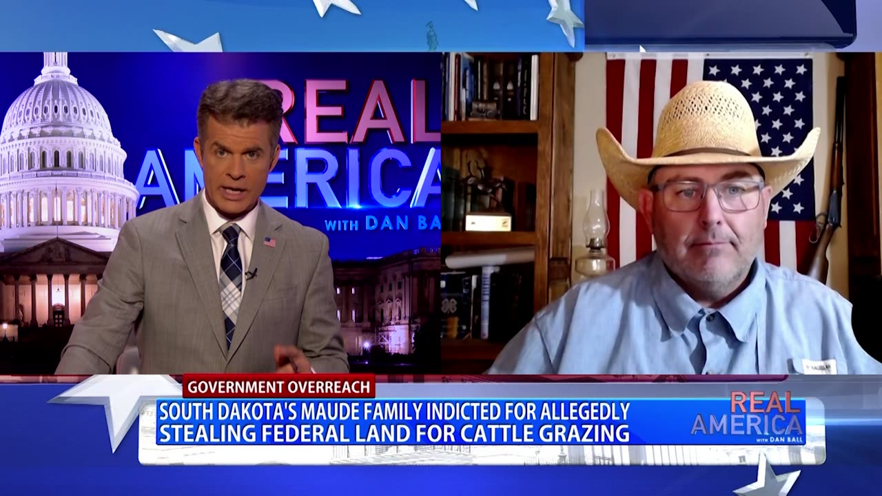 REAL AMERICA -- Dan Ball W/ Shad Sullivan, Big Gov. Goes After Cattle Ranchers, 4/3/25