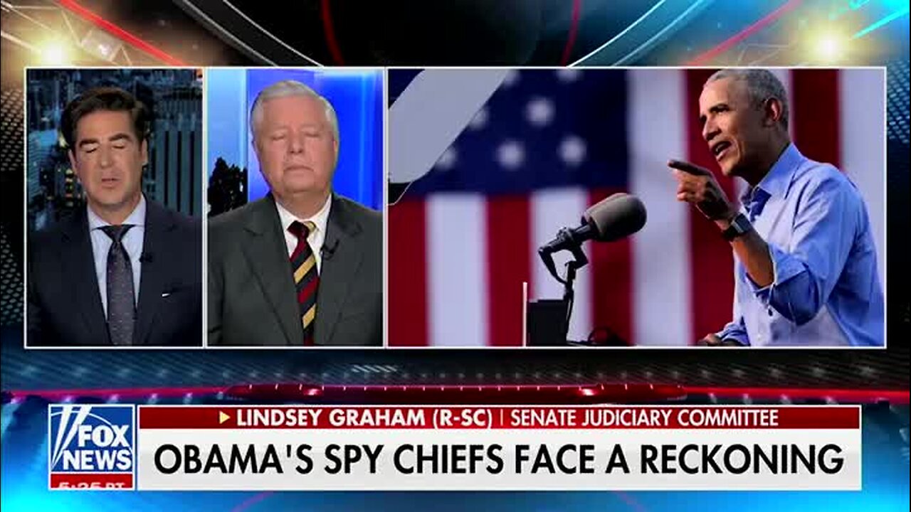 Watters Presses Lindsey Graham if Obama Was ‘Treasonous’ with Regard to ‘Russiagate,’ He Replies ‘I Think it Sucks’