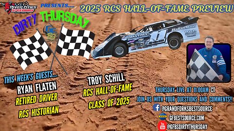 RCS DIRTY THURSDAY - with RCS Historian, Ryan Flaten & 2025 Hall-of-Fame Inductee, Troy Schill