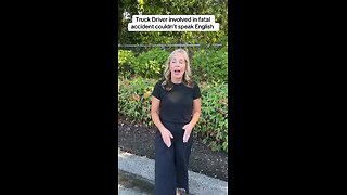 Captioned - Foreign drivers kill Americans in USA