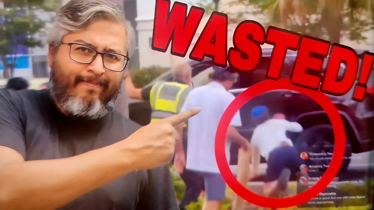 Loud-Mouthed Leftist Punk Gets WRECKED By Policeman After Blocking Traffic