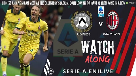 Udinese v AC Milan, Serie A Enilive 2025/2026 WATCHALONG