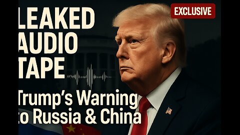 Leaked Audio Tape Reveals Trump's Warning to Russia and China