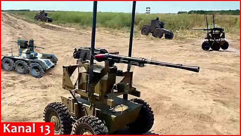 For first time in history of wars： Ukrainian ground robots defeated Russians and captured position