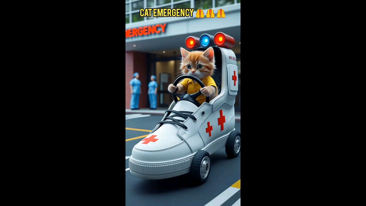 cat ambulance 🚑🚑🚑
