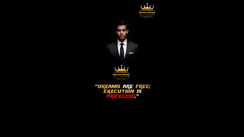 Dreams vs. Execution: The Priceless Difference | ‎⁨@BillionaireMindsetWorld⁩
