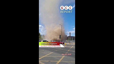 #UK #DustDevil #Manchester #Weather #Phenomenon #destruction #anomaly #climatecrisis #weather