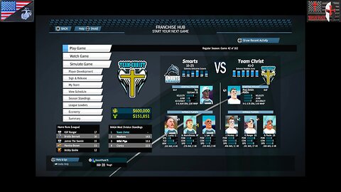 Based Sportsball 2025: Regular Season - Game #42 [Team Christ vs. Smarts]