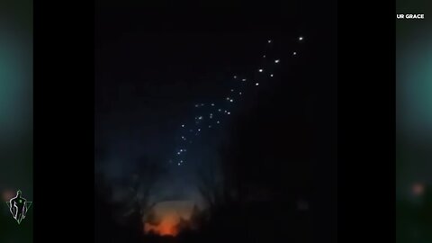 Large UFO Mass over the USA