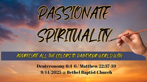 Passionate Spirituality