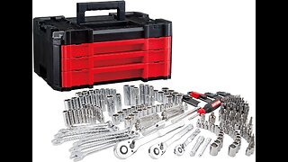 Craftsman 262-Piece Mechanic Tool Set, Master Socket Set with 3-Drawer Tool Box