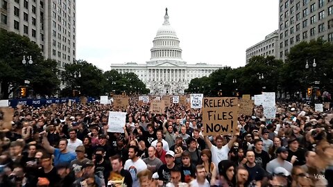 Release the files AI protest
