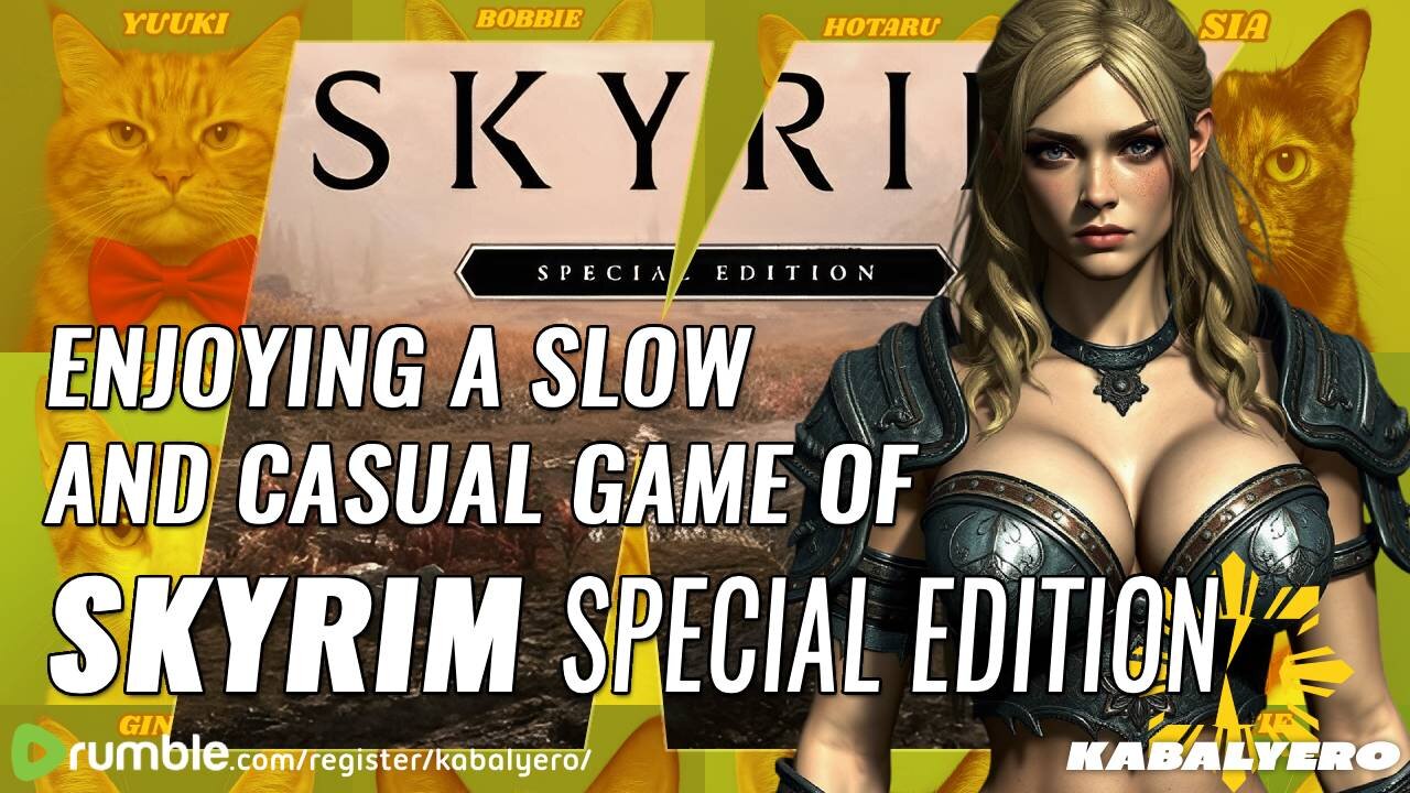 🔴 Skyrim Special Edition 🎮 Enjoying a Slow and Casual Game of Skyrim! 🙏 Thank You For Watching